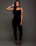 Backless Halter Bandage Jumpsuits Female Fitness Jumpsuit Casual Active Wear Sexy One Piece Outfits Women Black Rompers D36-H58