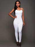 Backless Halter Bandage Jumpsuits Female Fitness Jumpsuit Casual Active Wear Sexy One Piece Outfits Women Black Rompers D36-H58