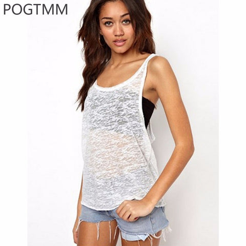Brand Hot Summer 2017 Sporting Sexy Tank Top Women Loose T Shirt Fitness Active Wear Female Plus Size Workout Clothing White L15