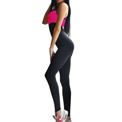 Women Jumpsuit Active Wear Fitness Stretch Pants rompers womens jumpsuit Women Casual Playsuits Overalls Bodysuit 2017